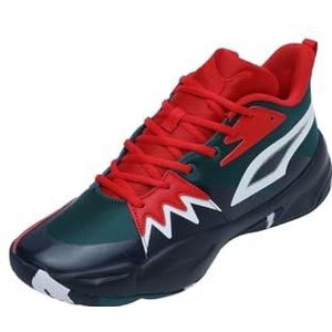 Puma - Genetics Mid - 30969105 - Kleur: Rood-Zwart-Groen - Maat: 46 EU