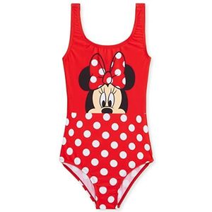 Disney Stitch Zwemkleding Meisjes Zomervakantie Essentials Minnie Mouse Frozen Ariel Peuters Tieners Kinderen Zwemkleding 2-14 Jaar Eendelig Zwempak Strand Zwembad (Rood Minnie, 4-5 Jaar)