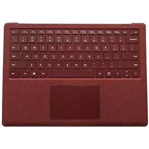 Palmrest-toetsenbord en touchpad voor Microsoft Surface Laptop 1/2 1769 1782(Wine red)
