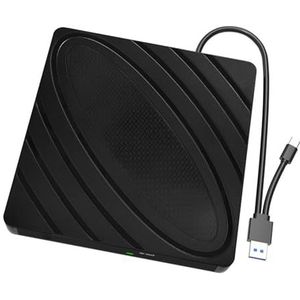 3D externe Blu-ray-drive USB 3.0 draagbare Blu-ray-brander Ondersteuning for 50G-schijven Lees-/schrijf-Blu-ray-drives Compatibel met Windows MacOS