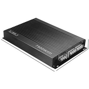 Audioversterker, 7900W Auto Audio Power Hifi Versterker 4-kanaals 12V Auto Digitale Amplifer Auto Audio Versterker for Auto's Versterker Subwoofer voor auto of thuis