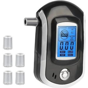 1PC Handheld Alcohol Breathalyzer Politie Alcotest LCD Digitale Tester Professioneel Geen Batterij