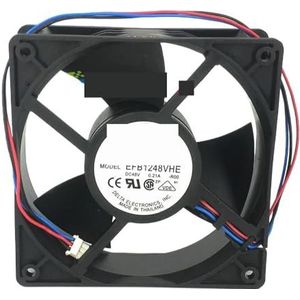Voor Delta Electronics EFB1248VHE R00 DC 48V 0,21A 120x120x38mm 3-draads, serverkoelventilator