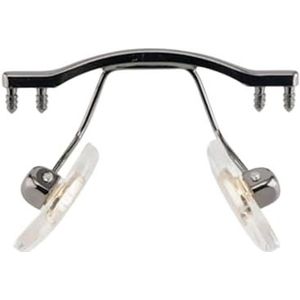 Randloze brilneuspads, brilreparatieonderdelen 1 stuk(Silver grey)