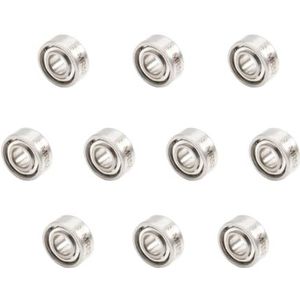 MR52 ZZ lager 2 x 5 x 2,5 mm 10 stuks MR52ZZ MR52Open Handstuk lagers voor videokaart High Speed voor Motor L-520zz (SMR52op roestvrij staal)