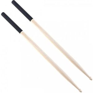 beginner Drumstokken 2 Stks Draagbare Esdoorn Drumsticks Professionele Houten Drumsticks Meerdere Kleuropties Voor Drum (Color : Black)