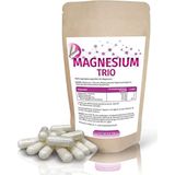 Magnesium L-threonaat met magnesiumdauraat en magnesium magnesiumbisglycinaat, 120 capsules elk 334 mg elementair magnesium per dagelijkse dosis, veganistisch