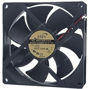 CYRMZAY Compatibel voor ADDA AD0924UB-A71GL 24V 0.21A 9025 9CM 2-Wire Cooling Koelventilator