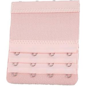 Paowsietiviity Extension Strap Bra Extenders 3 Rijen 4 Haken Verstelbare Verlengde Brassiere Accessoires Intimates Ondergoed lichtblauw, Lichte Garnalen Rood, as description