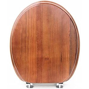 Massief hout o gevormde type toiletbranden, universele langzaam-close toiletstoelen, gewone buffertoiletstoelen deksel