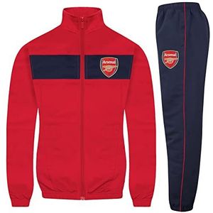Arsenal FC officieel voetbalcadeau jongens trainingspak set rood 6-7 jaar