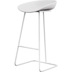 Barkrukken Barstoelen Moderne Barstoor Ijzeren Barkrukken Kunststof Stoel Bar Stoel Café Hoge Kruk Huis Voor Keukens Ontbijtstoelen Barkruk Stoel Bar Stoelen (Color : D, Size : Sitting Height 75cm)