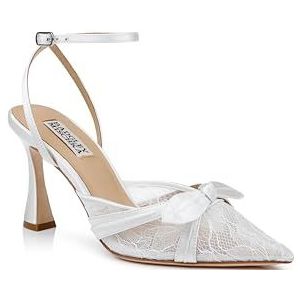 Badgley Mischka Dames Josie Pump, zacht wit, 34 UK, Zacht wit, 42 EU