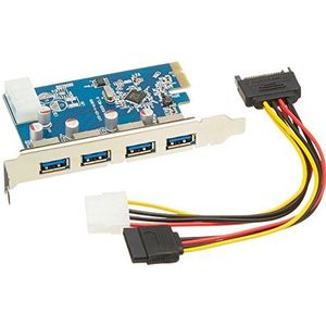 VisionTek 4-poorts USB 3.0 PCIe interne kaart - 900544