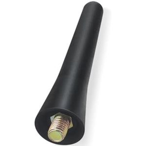 Audio- & videoantennes voor auto 2,6 inch universele autoradio-antennepaal van rubber, mini-ontvanger, FM AM-dakmontageschroeven, accessoiregereedschap Autoradio Antenne