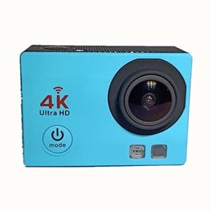 Actiecamera, Sportcamera Outdoor Duikcamera Hd Mini DV Draagbare Groothoek(Blue)