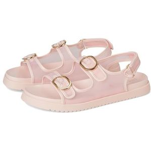 Steve Madden Meisjes Kit Platte Sandalen, roze (blush), 1 Little Kid