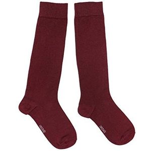 Weri Spezials Kniekousen voor dames in zeer modieuze kleuren, goede pasvorm en zacht katoen., bordeaux, 39-42 EU