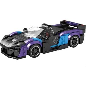SPIRITS X6 autobouwblokkensets for jongens -, Super Cars bouwsteenspeelgoed, Speed ​​Racing Cars Kit om te bouwen, for jongens meisjes, bouwblokken speelgoed for kinderen, volwassenen 11108 (Size : S