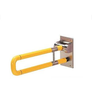 Badkamer Grab Bar Grab Rails Badkamer Bar Veiligheid Ondersteuning Rail, 60CM Douche Bar, Opvouwbare Bars voor Toilet en Badkamer, 304 RVS Leuning met Nylon Antislip Handvat,
