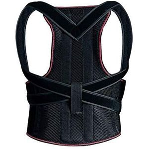 1 Stks Rugsteun Rugbrace Ondersteuning voor Nek Schouder Bovenrug Pijnbestrijding Perfecte Houding Corrector Band (Maat: XX-Large)