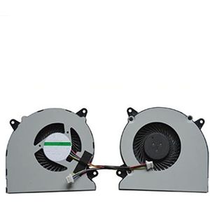 Laptop CPU koelventilator Voor For ASUS Q550 Q550L Q550LF Zwart