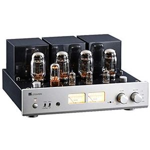 MUZISHARE X7 Push-Pull Vacuum Buizen Geïntegreerde Versterker, MM Phono versterker, XLR ingangen, uitgangsvermogen 25Wx2 of 45Wx2, met afstandsbediening, AC110 en AC230 zijn schakelbaar