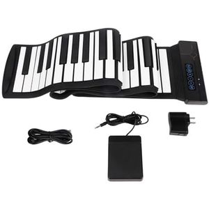 Student Multifunctionele Draagbare Handgerolde Elektronische Piano Met 61/88 Toetsen En 128 Geluiden Draagbaar Keyboard Piano (Color : 88 Key)