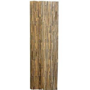 Bamboe Mat Gespleten 500 x 150 cm - Tonkin - duurzaam tuinscherm - balkonscherm - bekleding balustrade of schutting - privacyscherm - goedkope bamboematten - naturel