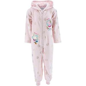 Sun City Peppa Pig meisjespyjama kinderpyjama overall jumpsuit, kleur: roze, maat kinderen: 98, roze, 98 cm