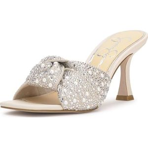 Jessica Simpson Evirra sandaal met hak voor dames, Zacht ivoor, 36 EU