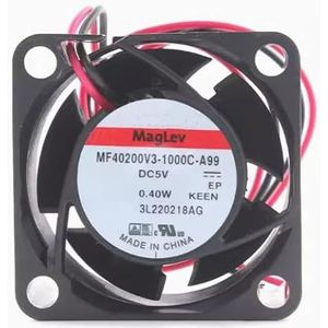 LMNCBVYA MF40200V3-1000C-A99 40x40x20mm DC5V 0.40W 2-Wire Cooling Fan for Laptop - Quiet Operation & High Efficiency