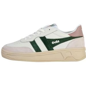 Gola Topspin lederen sneakers, wit, groen, roze, 38 EU