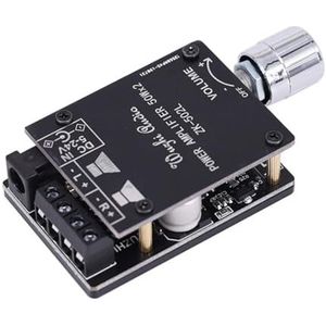 Versterker, YS-XPS Audio-eindversterker 2x150W TDA7498E Krachtige audiomodule 2.0 Dual Channel Bluetooth-compatibel 5.0 for thuisbioscoop(ZK-502L 50Wx2)