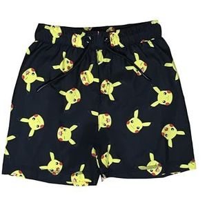 Pokémon Pikachu Zwemshorts voor jongens, zwart, leeftijd 3-12 jaar, zwart (2), 5-6 Jahre