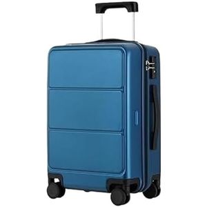 Koffer Handbagage Met Draaiwielen, Bagage Die Met Slot In Het Vliegtuig Kan Worden Vervoerd Bagage (Color : C, Size : 24inch)