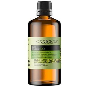 Oxxigena 100% pure biologische neemolie - 250 ml - koudgeperst - hydraterend, herstellend, ideaal voor haar en huid - veganistisch, zonder GGO's