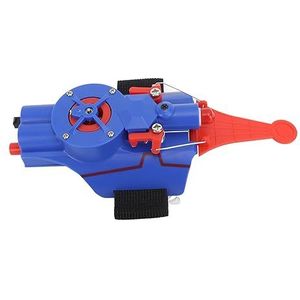 Launcher Polsspeelgoedset, Lichtgewicht Spinhandschoenen Launcher Toy Interessant Draagbaar Batterijspeelgoed voor Kinderen (Blauw)
