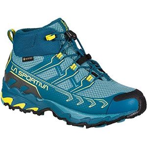 La Sportiva Ultra Raptor II Mid Jr GTX Wandellaarzen voor kinderen, uniseks, blauw (Space Blue Blaze), 34 EU