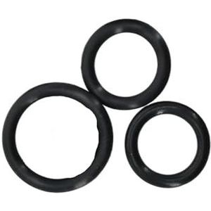 CS3,5 mm 4 mm zwarte O-ring afdichting rubberen sluitringen siliconen (kleur: 10 stuks, maat: OD50 mm CS4 mm)