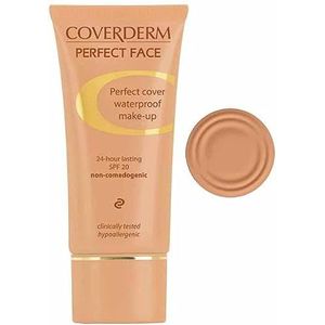 Coverderm Perfect gezicht waterdicht make-up Spf 20 24h duurzaam kiezen schaduw 30ml (5A)
