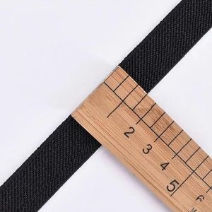 5/10M 15mm 3/5'' Nylon elastische band rubberen tape singels DIY ondergoed broek stretch riem spandex bands naaien accessoires-zwart-15mm-5 meter