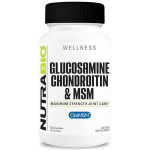 Glucosamine Chondroitin & MSM - 120 Plantaardige Capsules