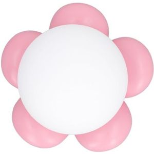 Cartoon Bloem Wandlamp, Bloem Wandkandelaar Verlichting G9 Lamparmatuur Roze Bloemvorm Wandlamp, Bloemlamp voor Meisjes Kamer Decoratie Baby's Peuters