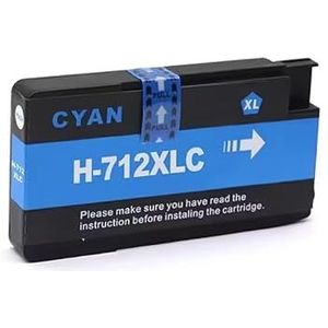712XL 712B 3ED71A Remanufactured Inkjet-inktcartridge for HP712 Designjet T650 T250 T210 T230-printer(Cyan)