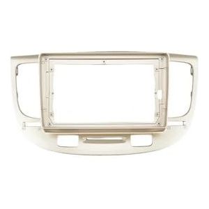 9 Inch Autoframe-adapter Radio-audio Dashboardpaneel Fascia's Voor Kia Voor Rio 3 Voor Morning 2005 2006 2007 Auto Fascia Radio Paneel(Zilver)