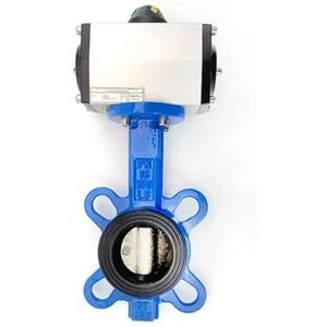 Factory Supply Universal Butterfly Soft Seal Valve Pneumatic Actuator Wafer Type Butterfly Ventielen