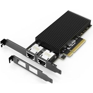 10G Dual RJ45 Port PCI-E Netwerkkaart, met X540 Controller, Gigaplus X540-T2 10Gb Ethernet Adapter met 2 * 10Gbe NIC, Ondersteuning Windows/Linux/ESX Servers