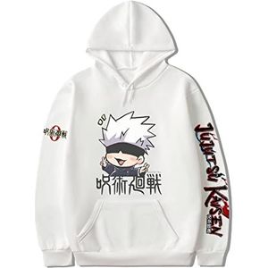 westtrend Anime Jujutsu Kaisen Kawaii Hoodie Satoru Gojo Cosplay Sweatshirt Gojo Satoru Hoodie Loose Sweatshirts Cute Pullover For Men Women