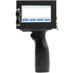 25,4 mm 1-inch handheld inkjetprinter Kleine codeerder Verpakking Productiedatum Houdbaarheid QR-code Barcode Logo Snel drogende spray(Printer-red ink)